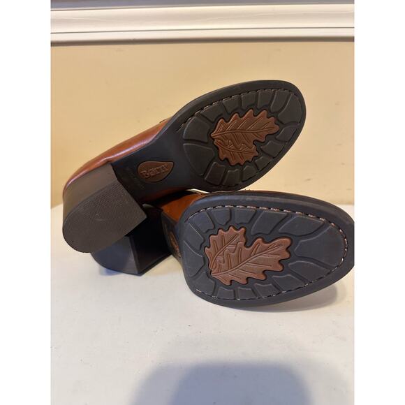 Born Loafer Heels Holliston Women’s Brown Size 8.5 - Picture 5 of 8